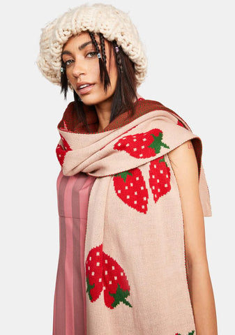 Shortcake Sweetie Strawberry Scarf