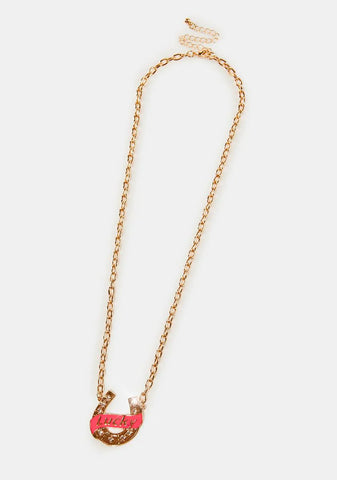Very Superstitious Horseshoe Necklace