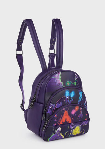 Disney Villains Triple Pocket Mini Backpack