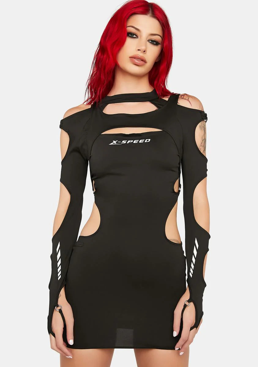 X-Speed Cut-Out Dress