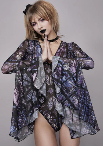 Spiritual Sacrilege Mesh Bodysuit