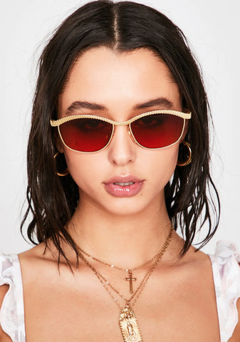 Dawn Gold Sunglasses