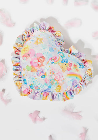 Kingdom Of Caring Heart Shaped Pillow