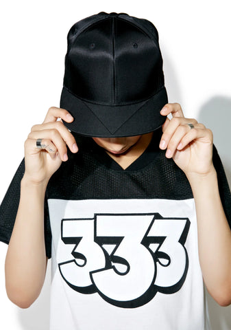 Nylon MA-1 Snapback - Black