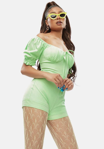 Dank Friend To All Puff Sleeve Romper