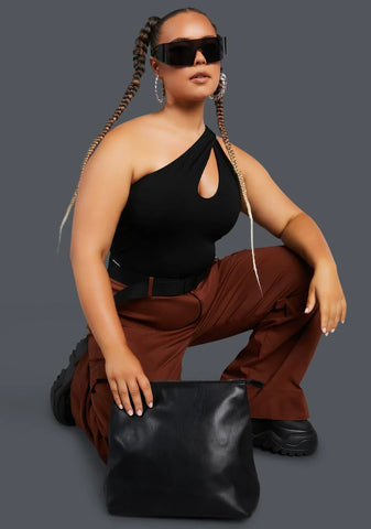 The Aria Slouchy Clutch Bag