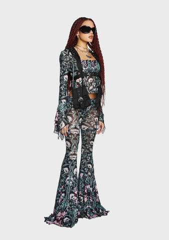 Vintage Enchantments Flared Pants