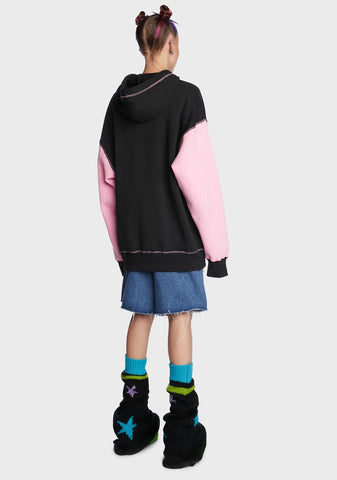 Bunny Haze Graphic Hoodie