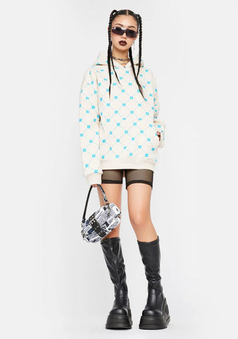 LH Monogram Beige Hoodie