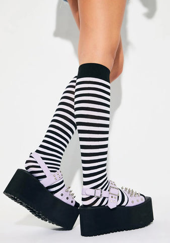 Restless Soul Spiked Platform Sandals