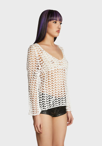 Wild Play Crochet Sweater