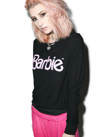 My Resume Baggy Beach Jumper - Black