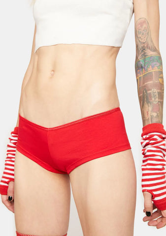 Red Bite Me Boyshorts