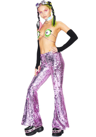 Hips Like Sugar Sequin Flares
