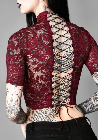 Ominous Trance Lace Top