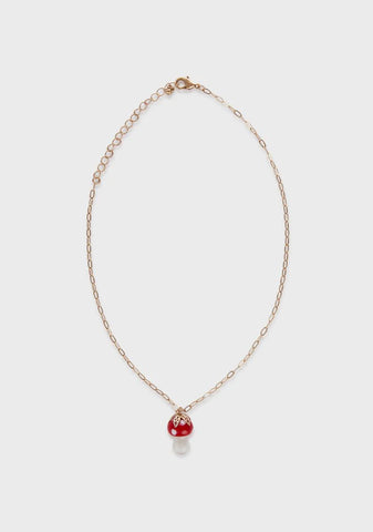 Trip You Out Mushroom Necklace