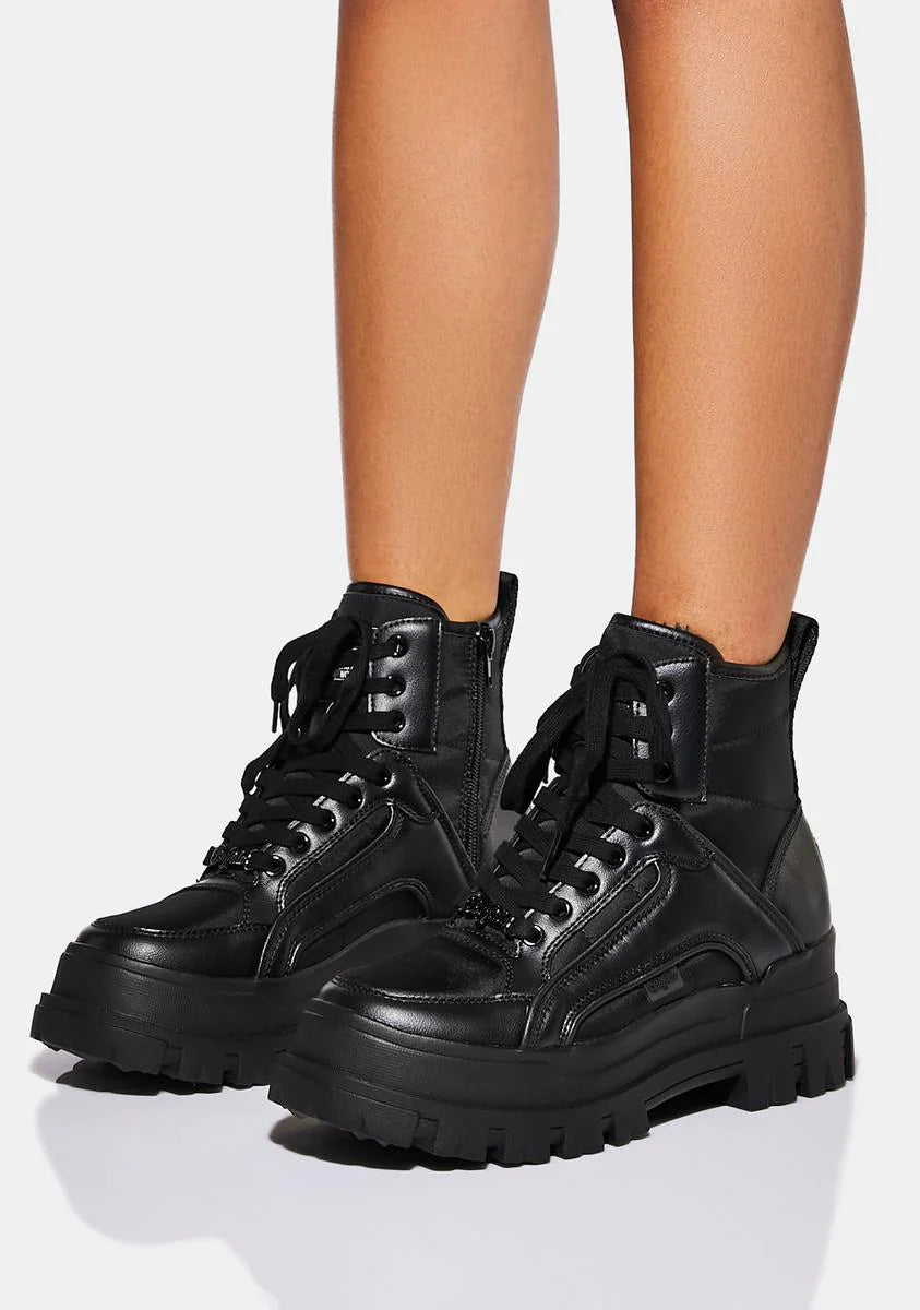 Aspha Com2 Lace Up Boots