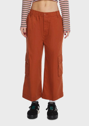 Hazel Cropped Wide Leg Pants