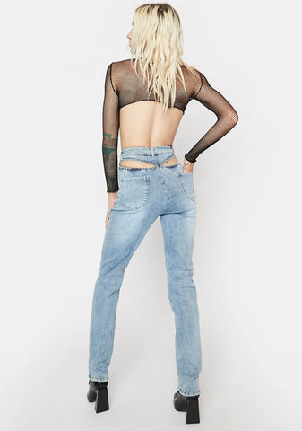 Waste His Time High Waisted Jeans