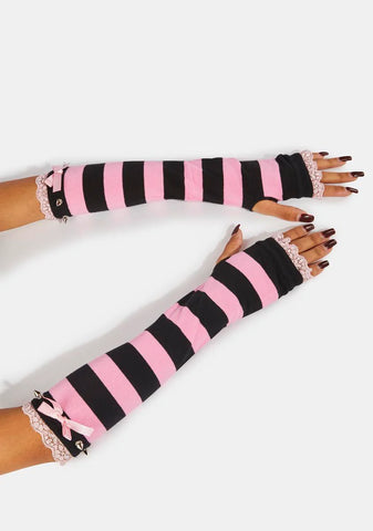 Secret Identity Fingerless Gloves