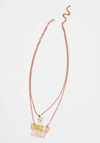 Take It Easy Layered Chain Necklace
