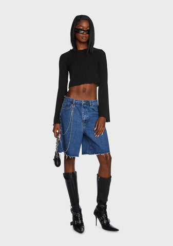 When You Text Me Cropped Sweater