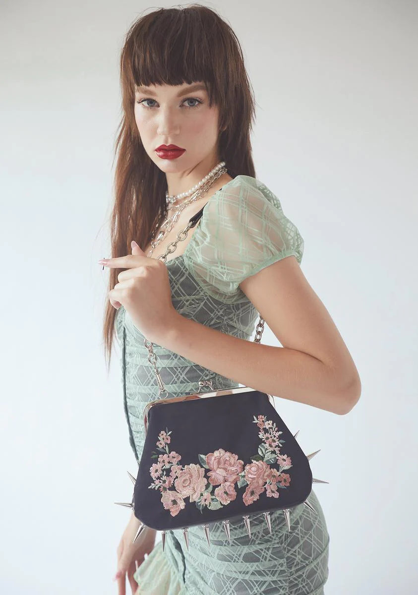 Drama Zone Embroidered Purse