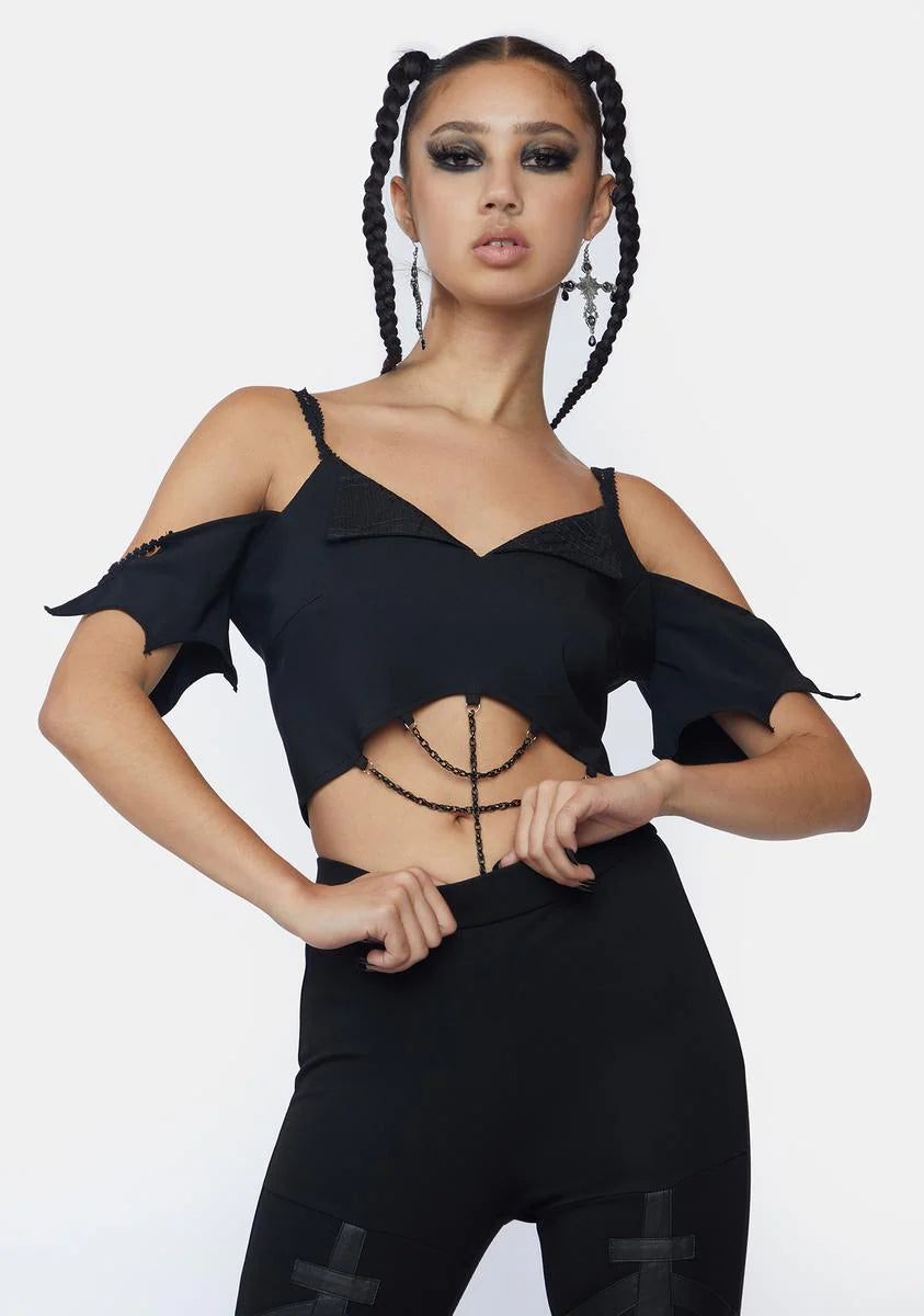 Off The Shoulder Crop Top