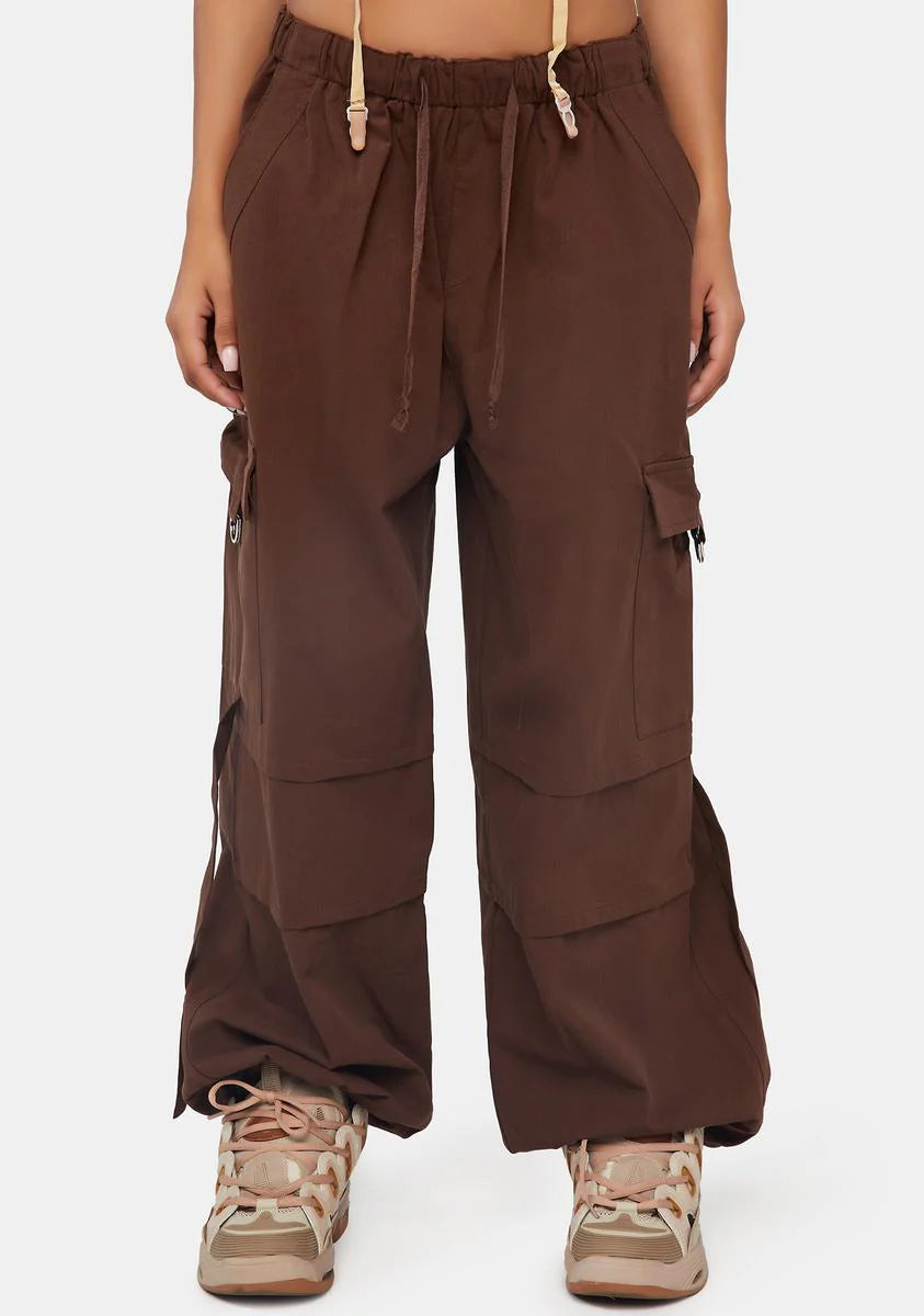 One To Beat Parachute Cargo Pants