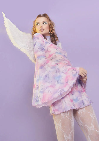 On Cloud Nine Bell Sleeve Dress