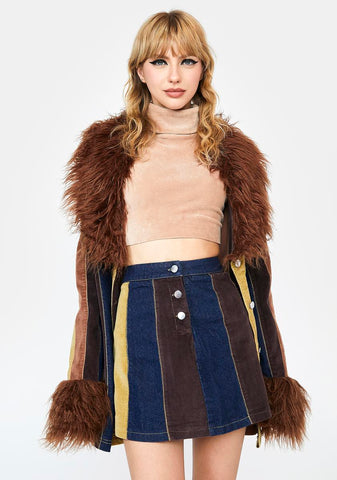 The Peace Train Mini Skirt