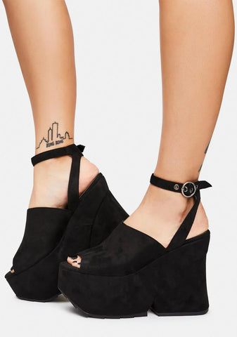 Show Off Platform Wedge Heels