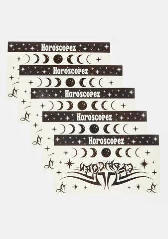 Capricorn Temporary Tattoo Sheet