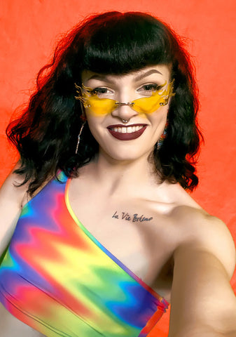 Burn Out Flame Sunglasses