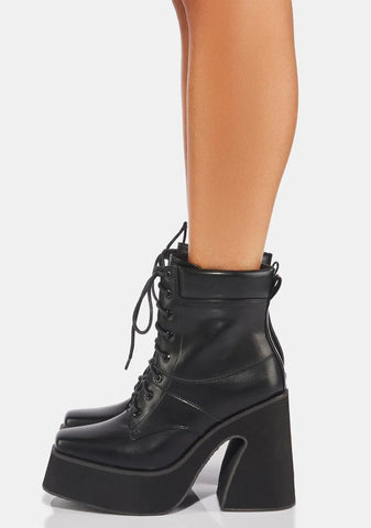 Rumi Lace Up Platform Boots