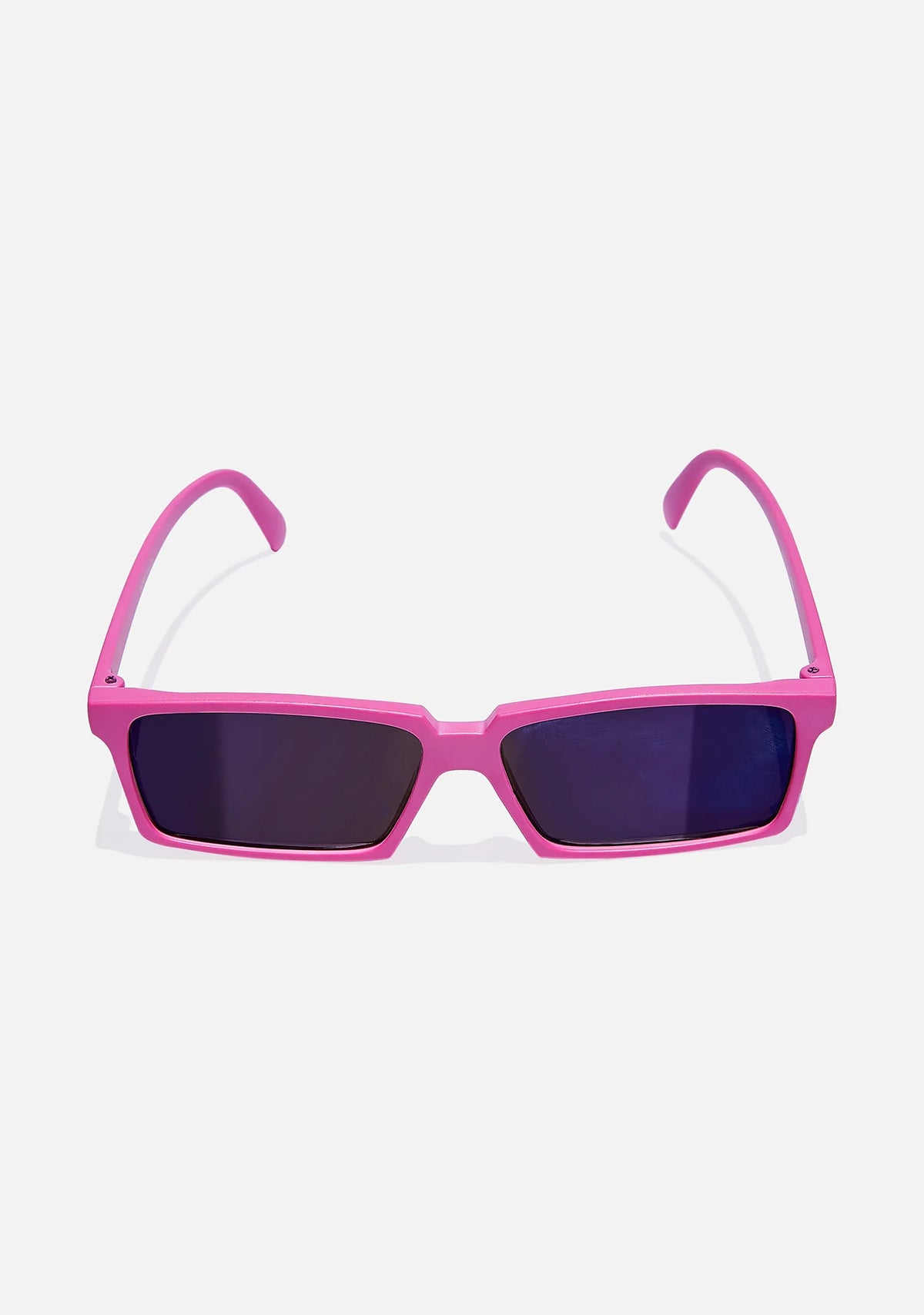 Pink Rear View Square Sunglasses