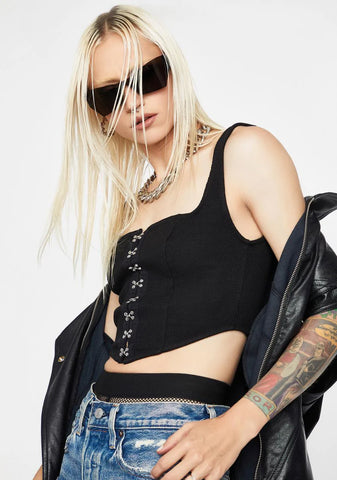Craving Secrets Corset Crop Top