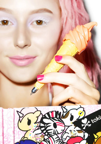 Soft Serve Ice Cream Pen - Green