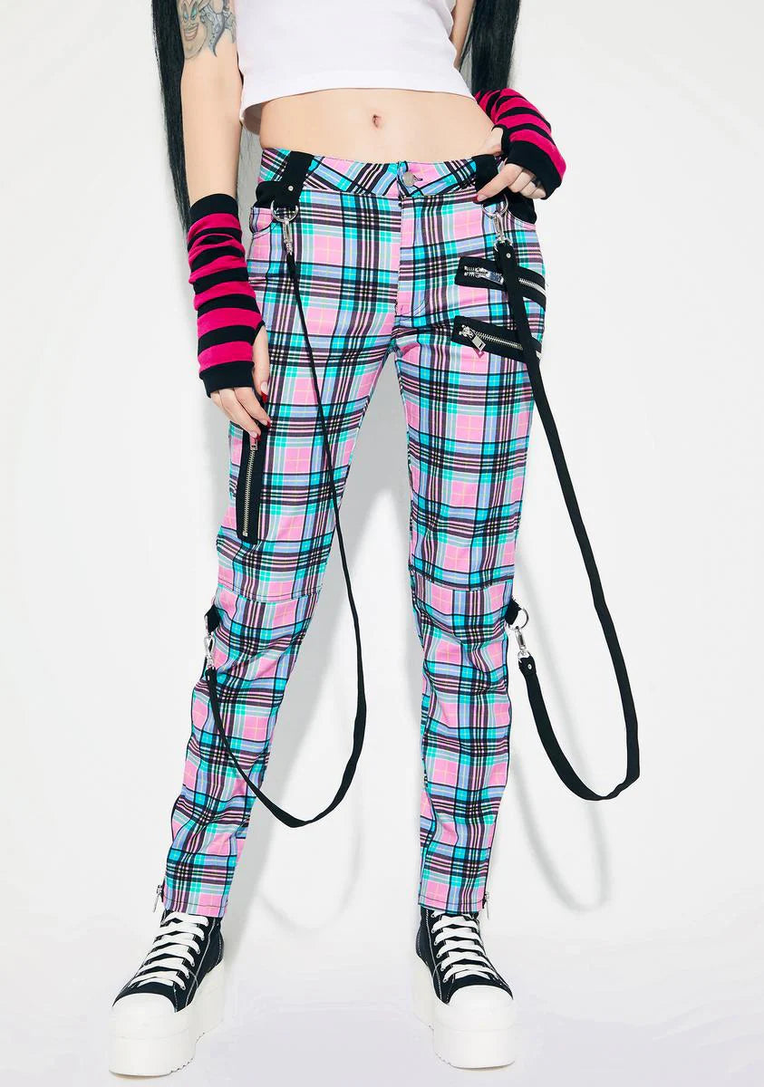Mistakes & Heartbreaks Plaid Pants