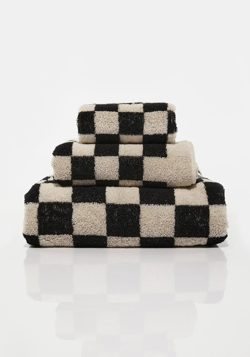 Wicked Checked Out 3-Piece Towel Set