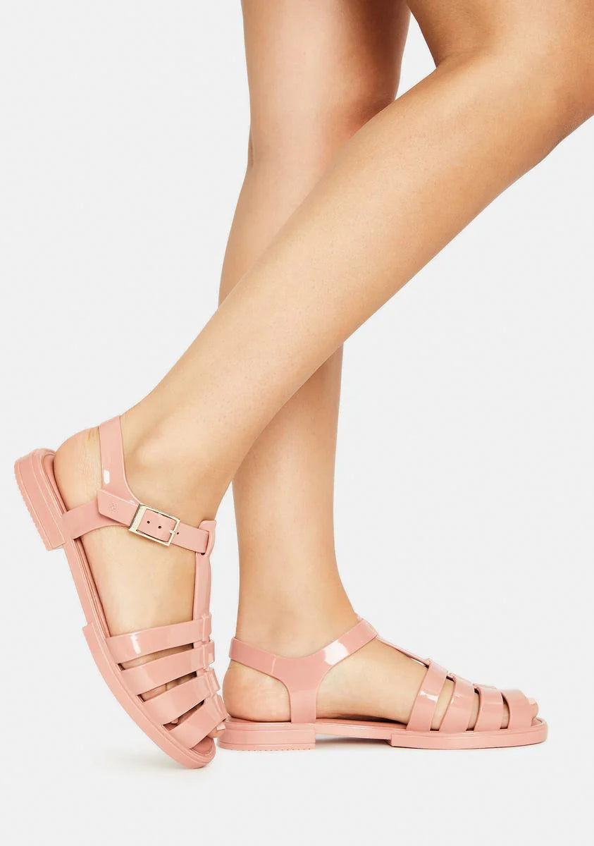 Blush Olly Jelly Sandals