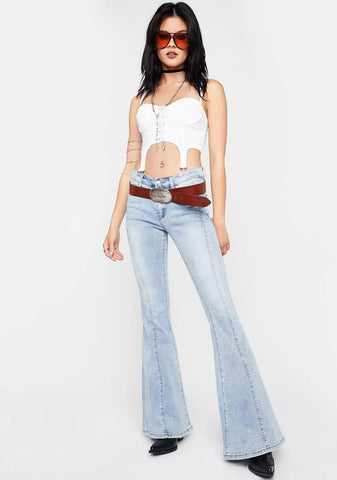 Icy Please Me Tease Me Cropped Bustier