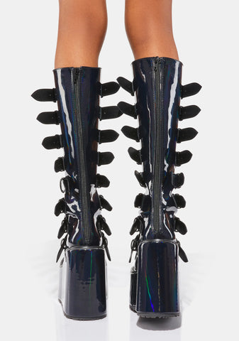 Swing-815 Platform Knee High Boots