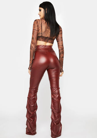 Brick Certified Freak Vegan Leather Pants