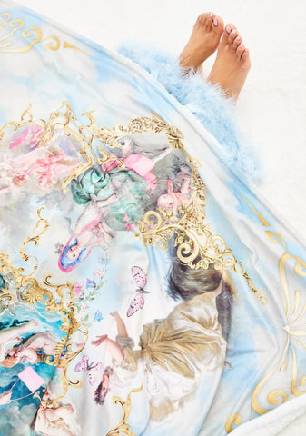 Divine Lush Opulence Fleece Throw Blanket