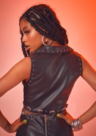 Quick Draw Western Crop Top