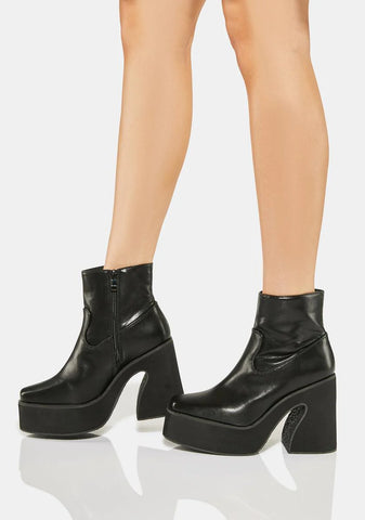 Torus Heeled Platform Boots