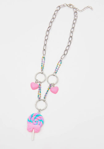 Cutest Convos Lollipop Necklace