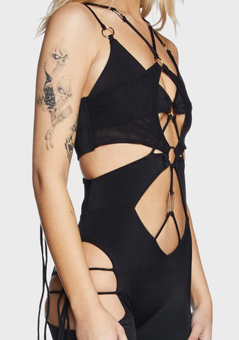 Razor Cut Out Bodysuit