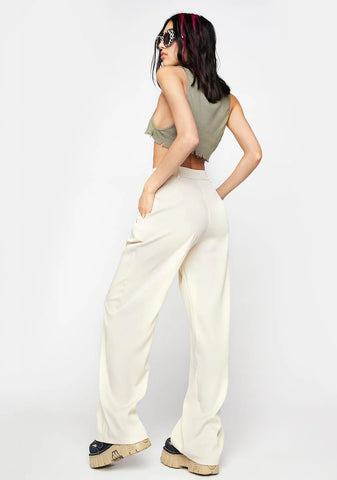 Wide Leg Tailored Pants